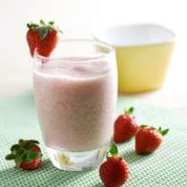 Banana & Strawberry Smoothies