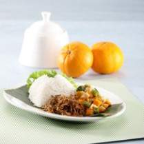 Nasi Empal Suwir Serundeng