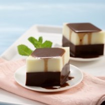 Puding Cokelat Dua Rasa