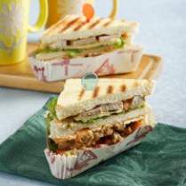 Club Sandwich Bakso Ayam Krispi