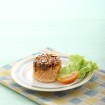 Nasi Tim Tomat Jamur