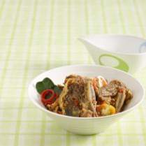 Iga Tumis Daun Jeruk