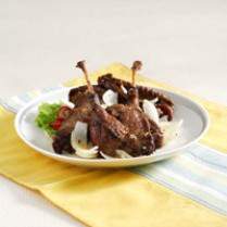 Bebek Goreng Bawang Bombay