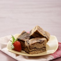 Brownis Kukus Kacang Marmer Mini