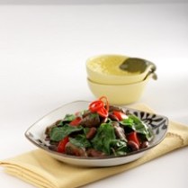 Bayam Daging Kacang Merah