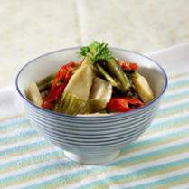 Sawi Asin Tumis Otak-Otak