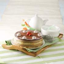 Puding Cake Lapis Kapucino