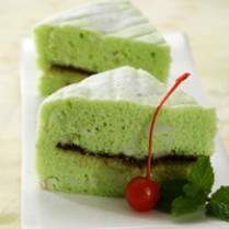 Brownis Kukus Pandan Kelapa Muda