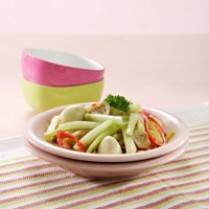 Labu Siam Tumis Jamur Merang