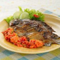 Ikan Baronang Bakar
