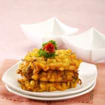 Bakwan Jagung Ikan Teri Pedas