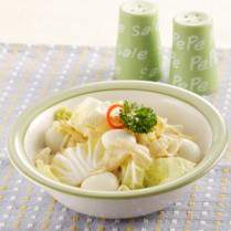 Sawi Putih Tumis Kembang Tahu